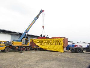 Jasa Handling Mesin Industri Unloading Moving Positioning